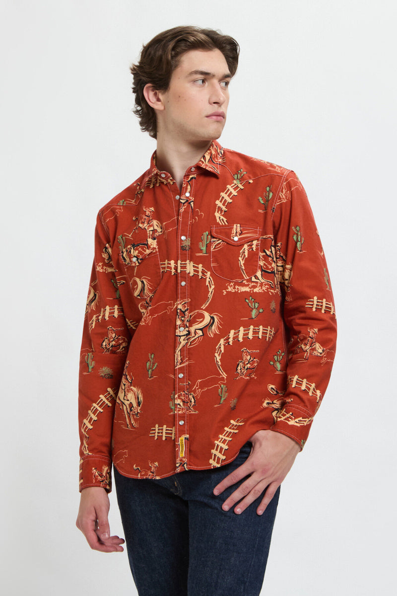 Camicia Texana maniche lunghe