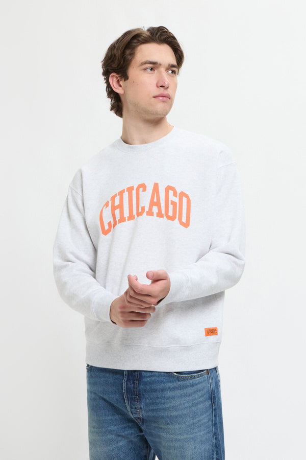 Felpa con stampa Chicago