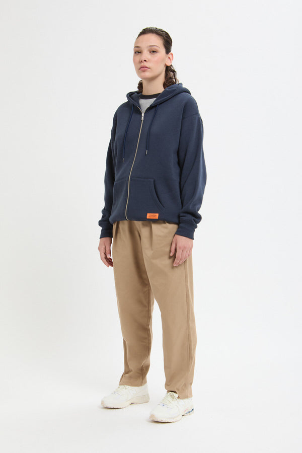 Felpa con cappuccio e zip
