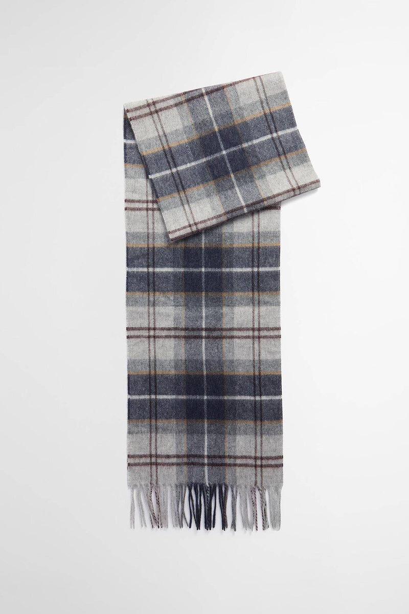Sciarpa con motivo tartan in lana e cashmere