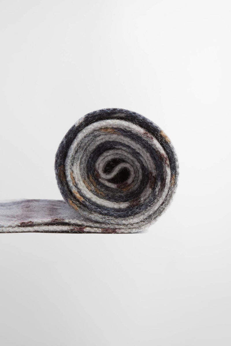 Sciarpa con motivo tartan in lana e cashmere