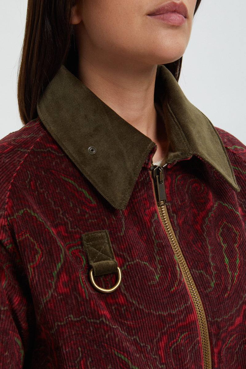 Giacca Barbour Spey Paisley in velluto