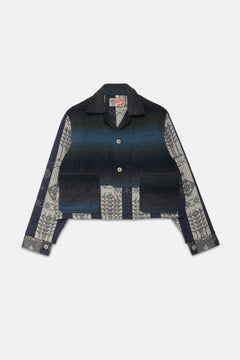 Overshirt Wool Patchwork