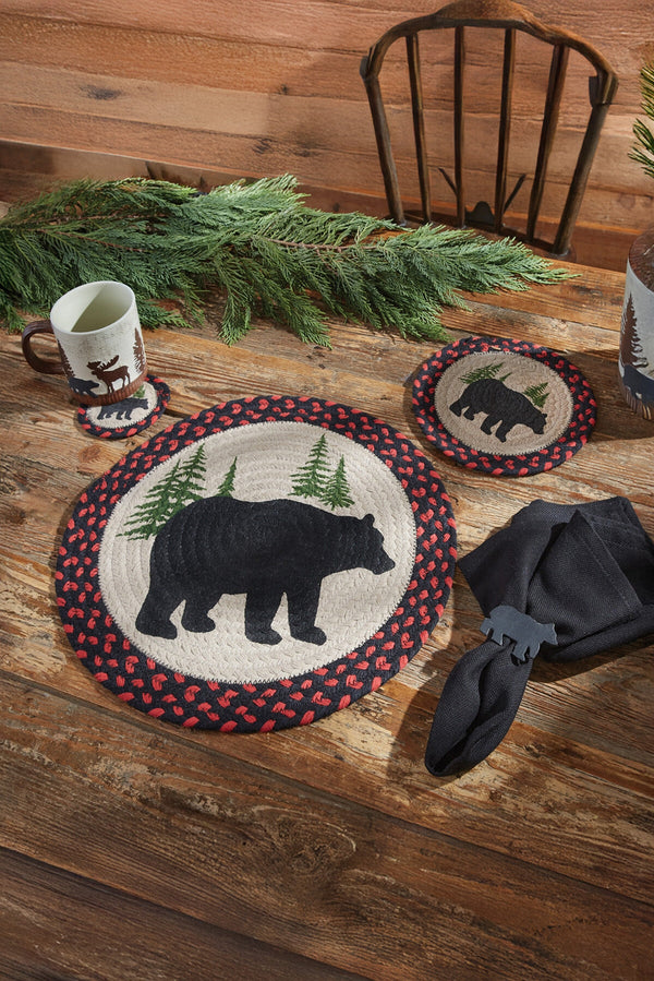 Sottopentola intrecciato Black Bear