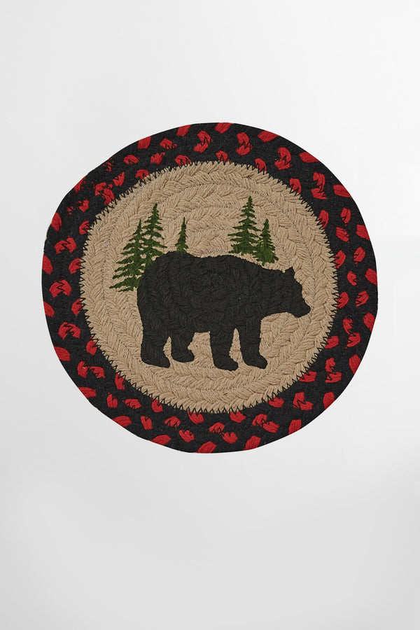 Sottopentola intrecciato Black Bear