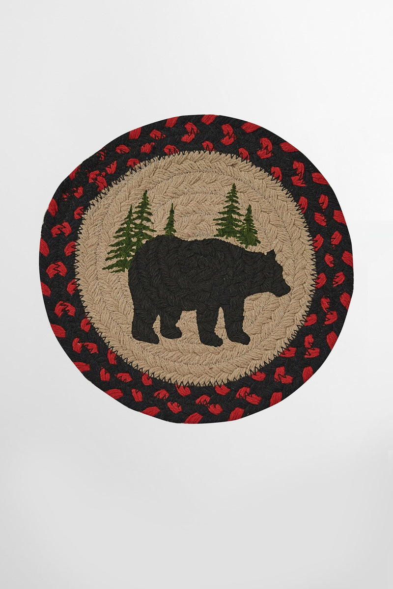 Sottopentola intrecciato Black Bear