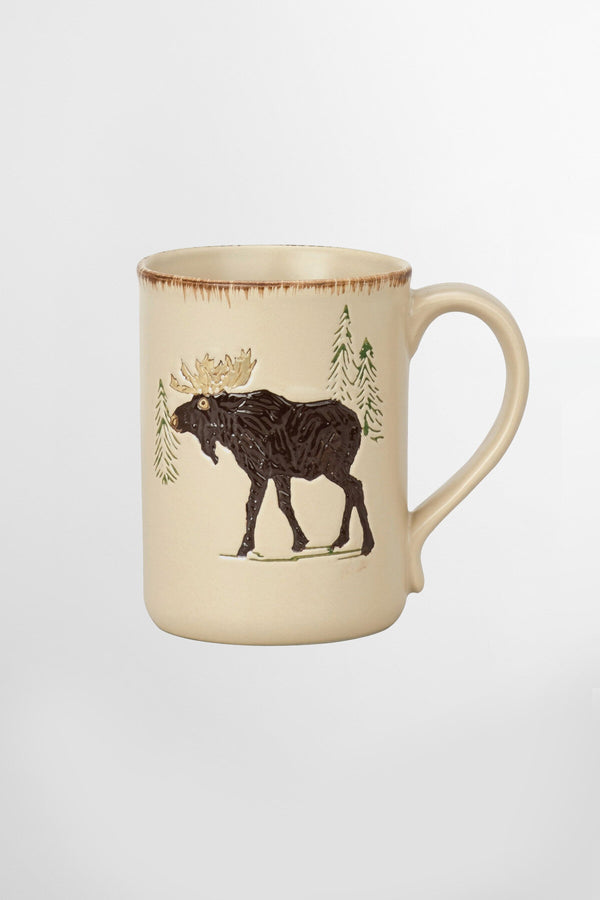 Tazza rustica, motivo: alce