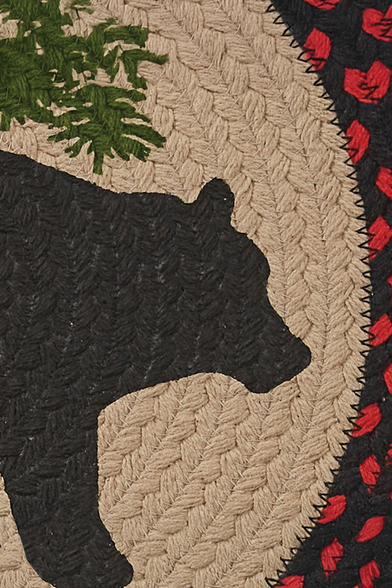 Tovaglietta intrecciata Black Bear