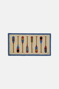 Hand Hooked Paddle Rug