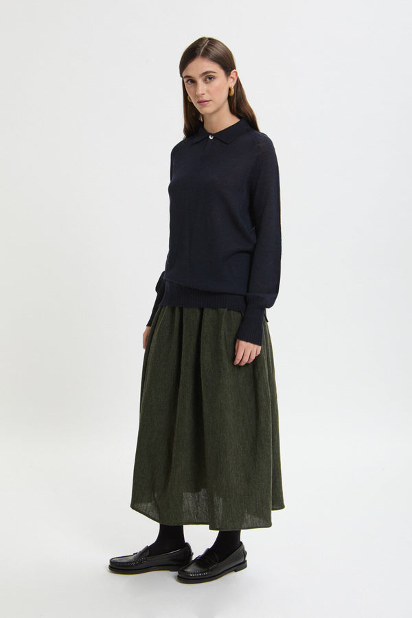 Pleated skirt Jaw