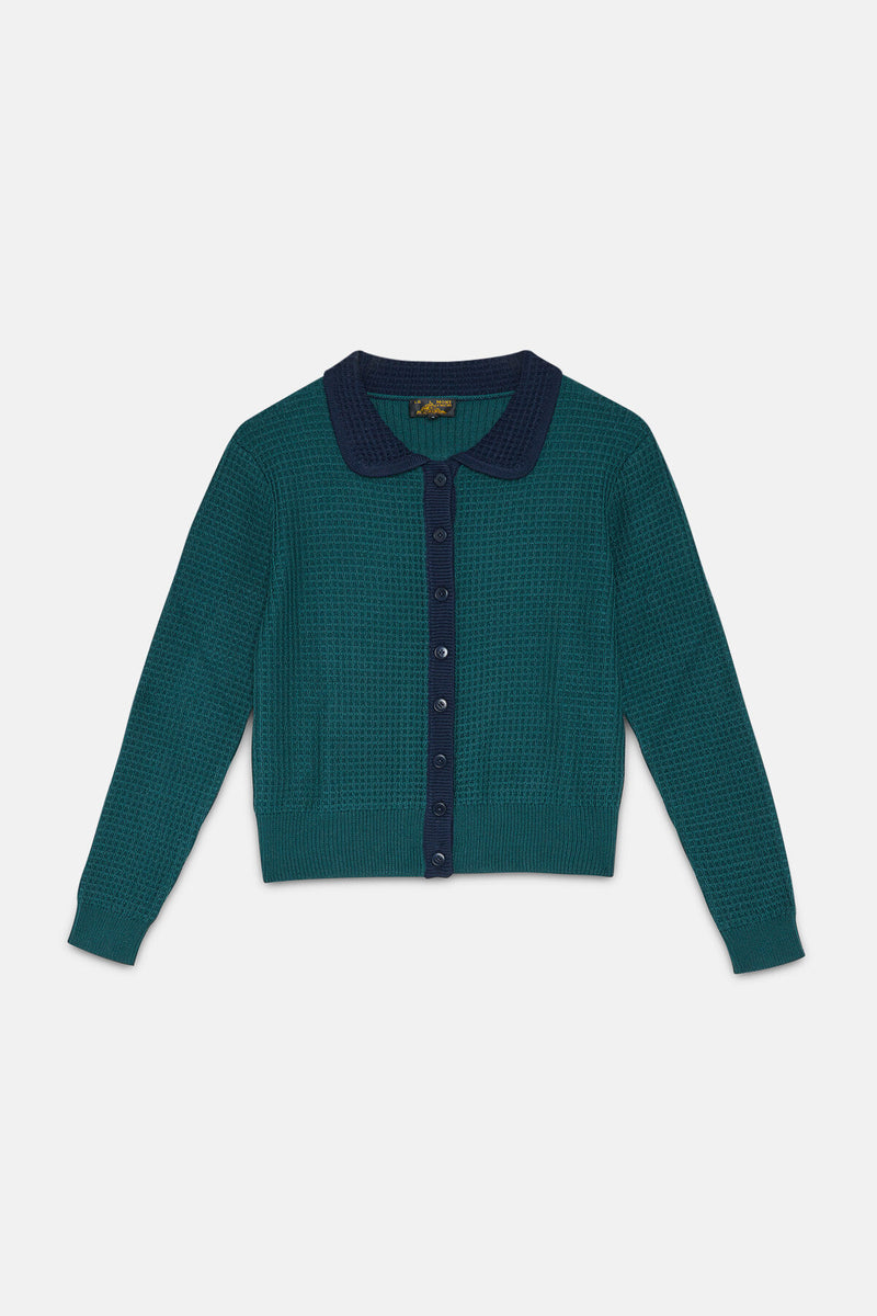 Cardigan Grinia in misto lana