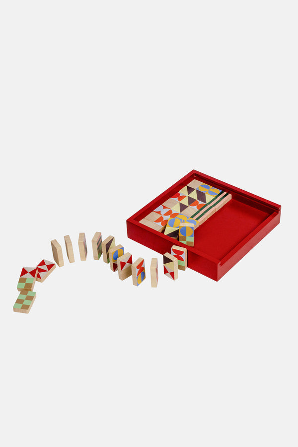 Domino game decorated in wood
