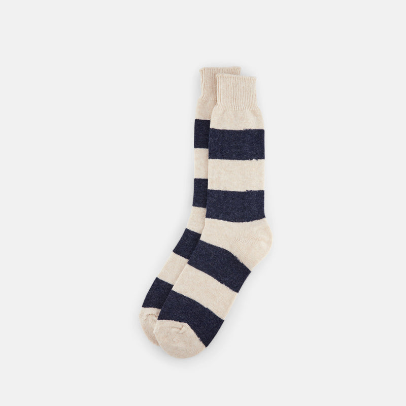 Calzini a righe in misto lana e cashmere