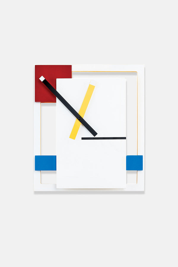 Mondrian wall clock