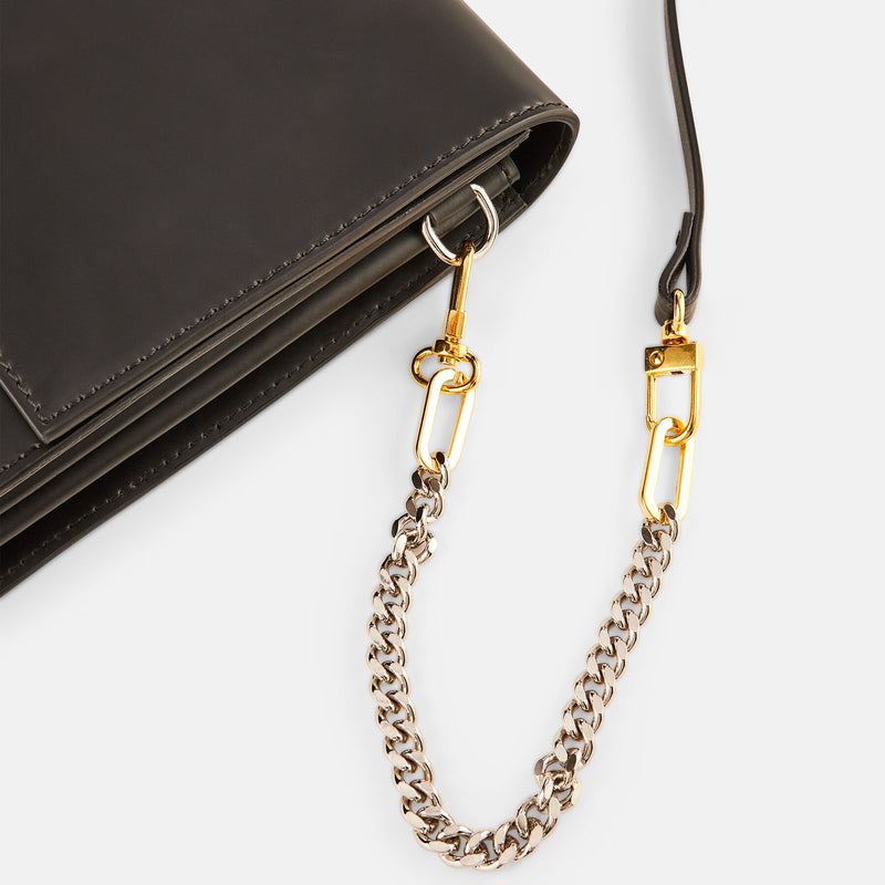 Maxi pochette in pelle