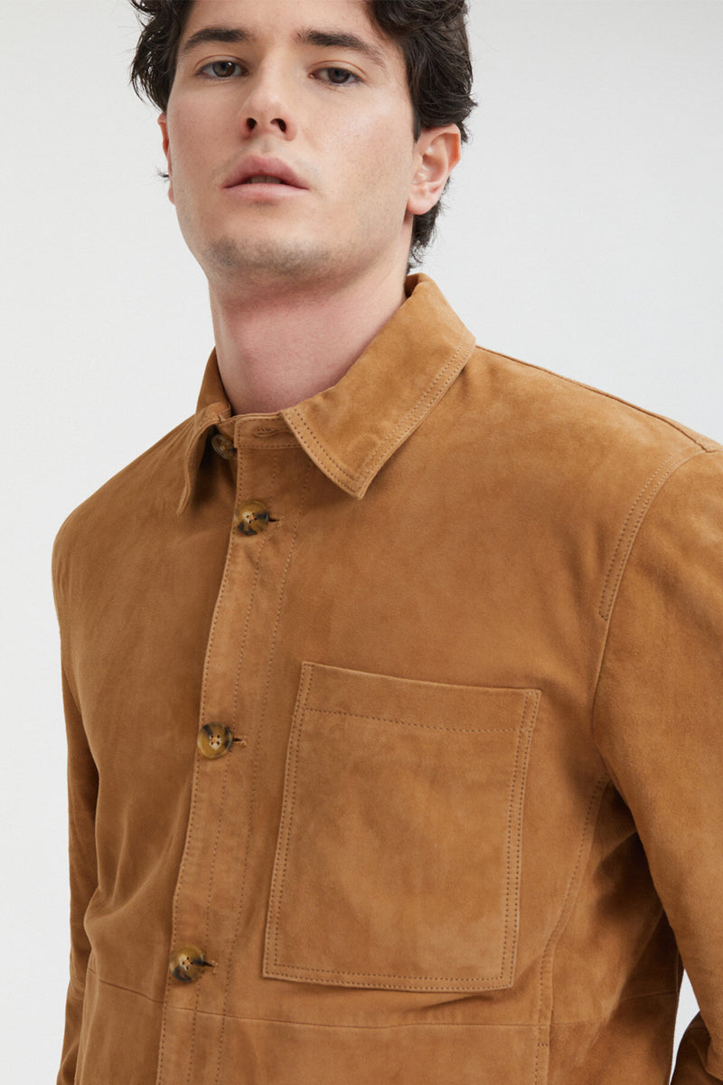 Suede Overshirt