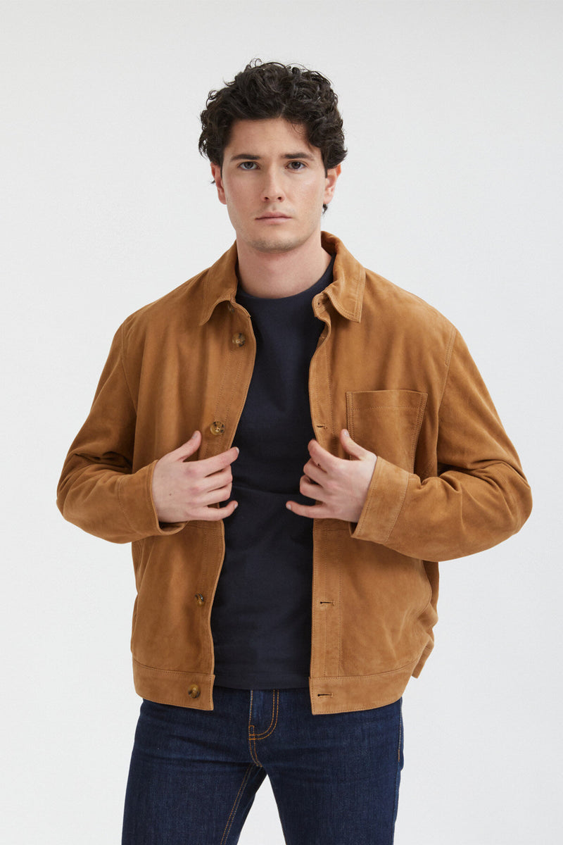 Suede Overshirt