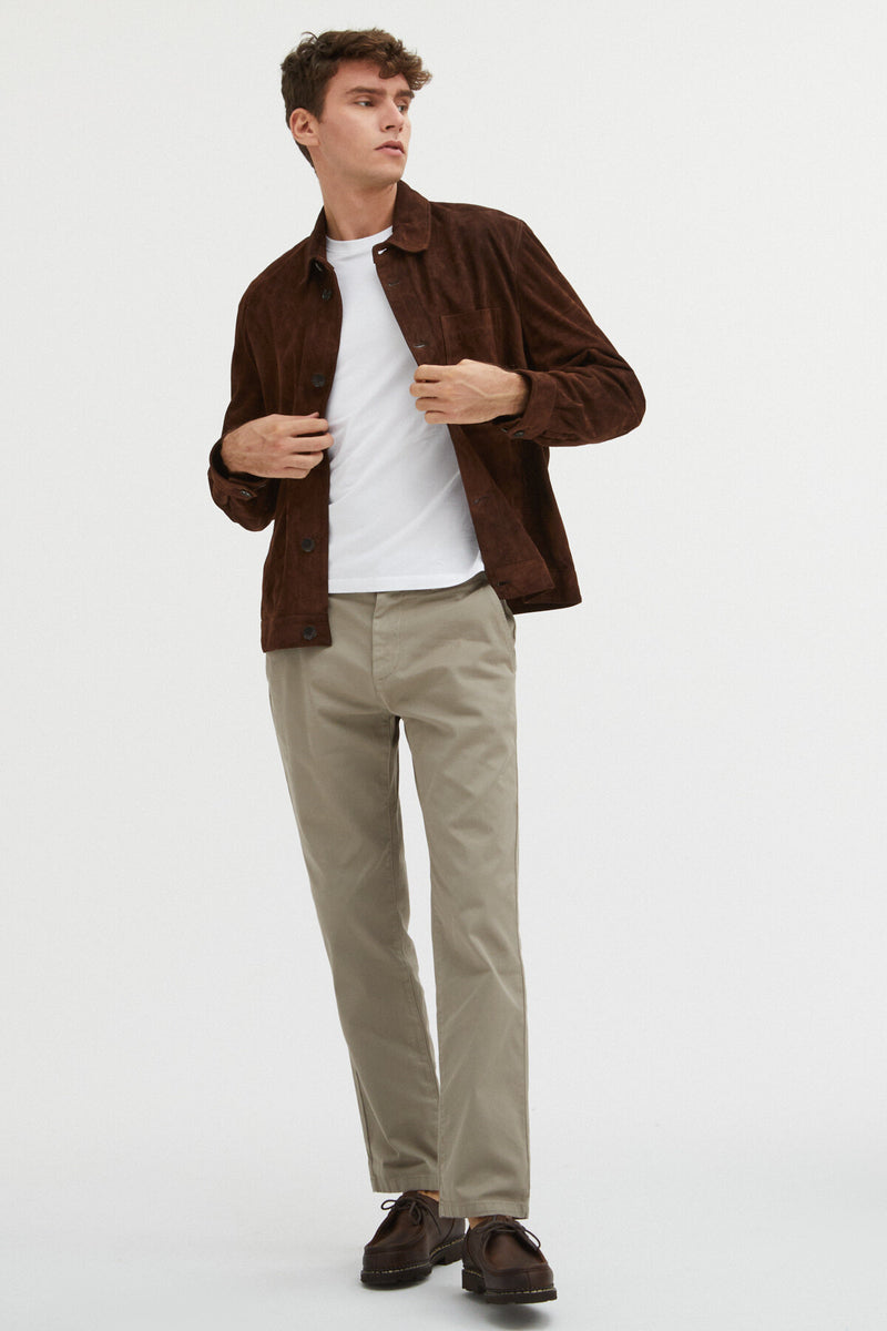Suede Overshirt