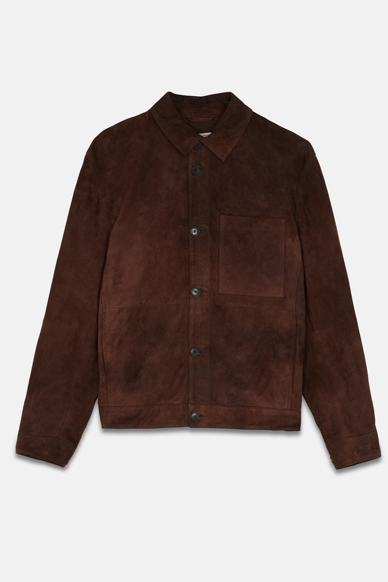 Suede Overshirt