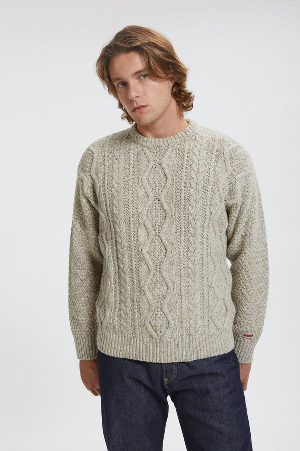 Maglione a girocollo Aran