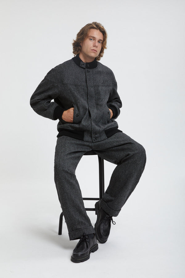 Four Climes Herringbone Pantaloni bermuda