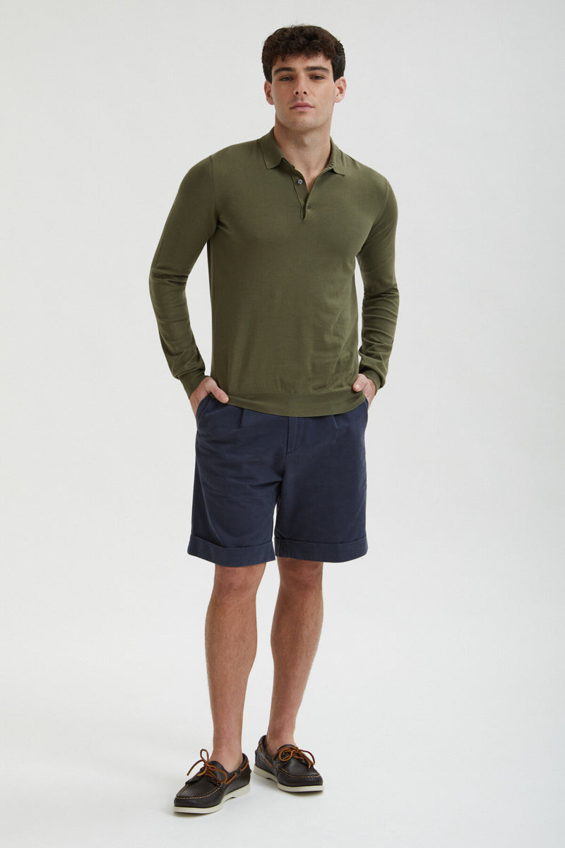 Gabardine Chino Shorts