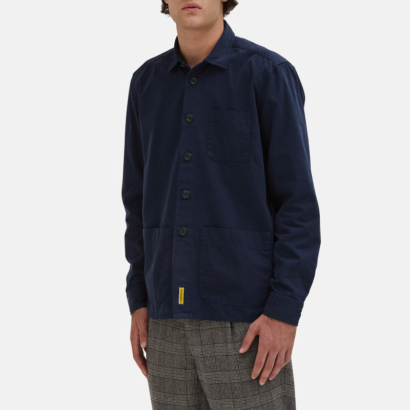 Overshirt with madras pattern