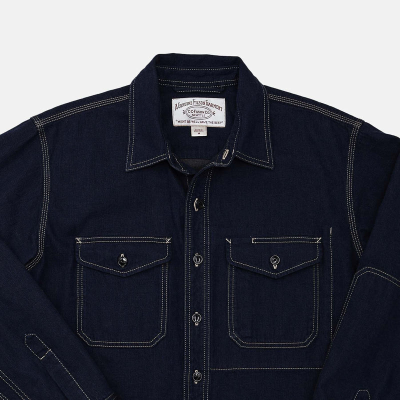 LINED DENIM WORK SHIRT