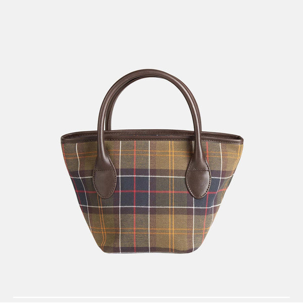 Tote bag in tartan