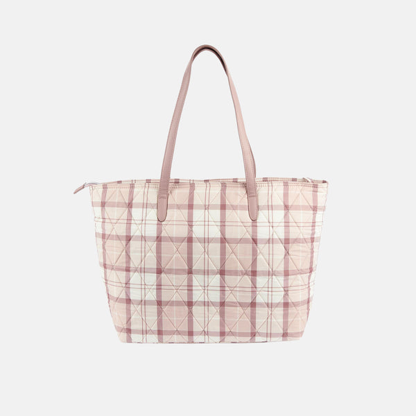 Tote Bag Wetherham trapuntata in Tartan