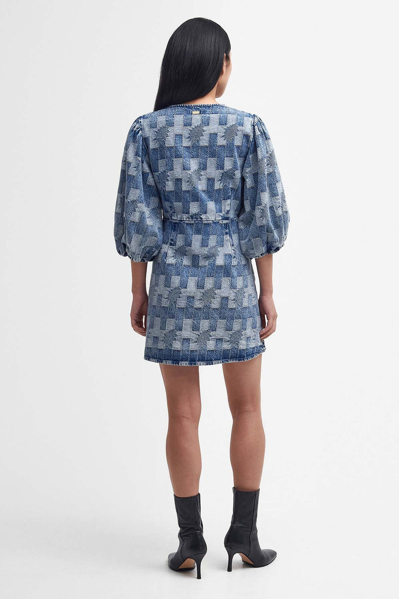 Abito Midi In Denim Bowhill Patchwork