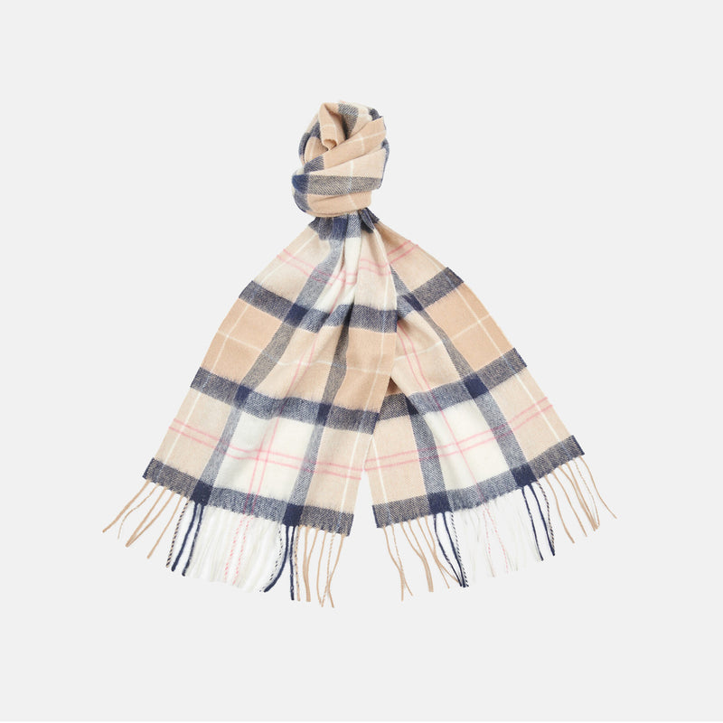 Sciarpa tartan in lana e cashmere