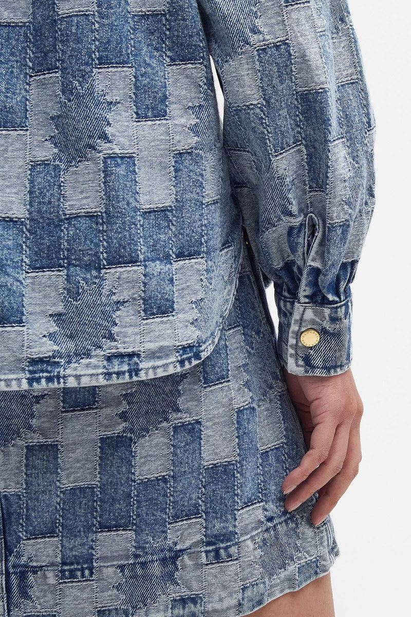 Camicia In Denim Bowhill Patchwork