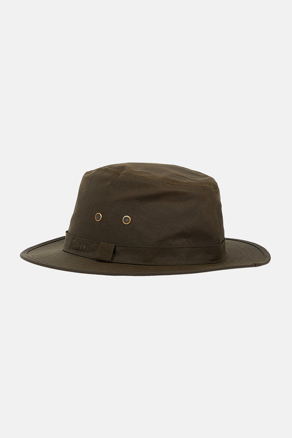 Cappello Safari Dawson in tessuto cerato