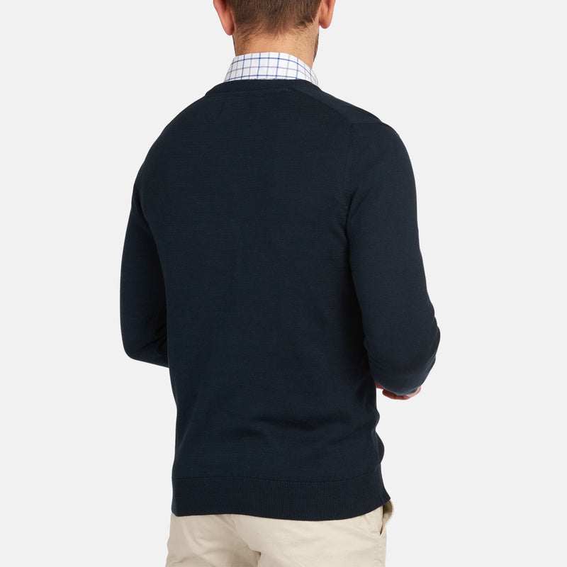 Pima Cotton V-Neck Sweater