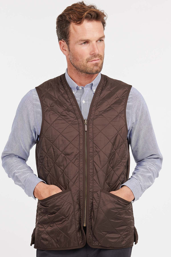 Gilet trapuntato/fodera con zip Polarquilt