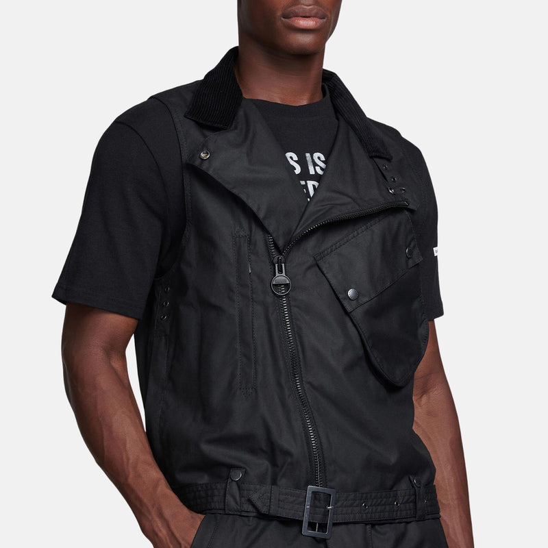 B.Intl X Engineered Garments Waxed Gilet