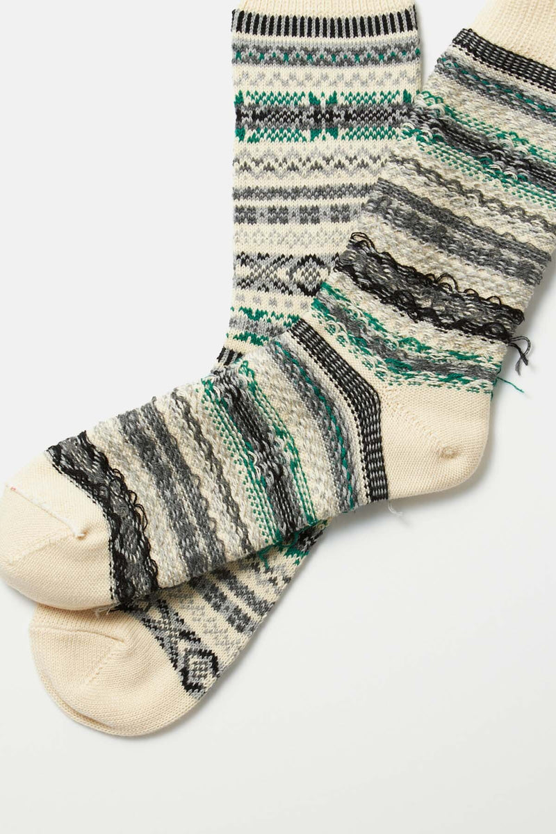 Fairisle crew socks