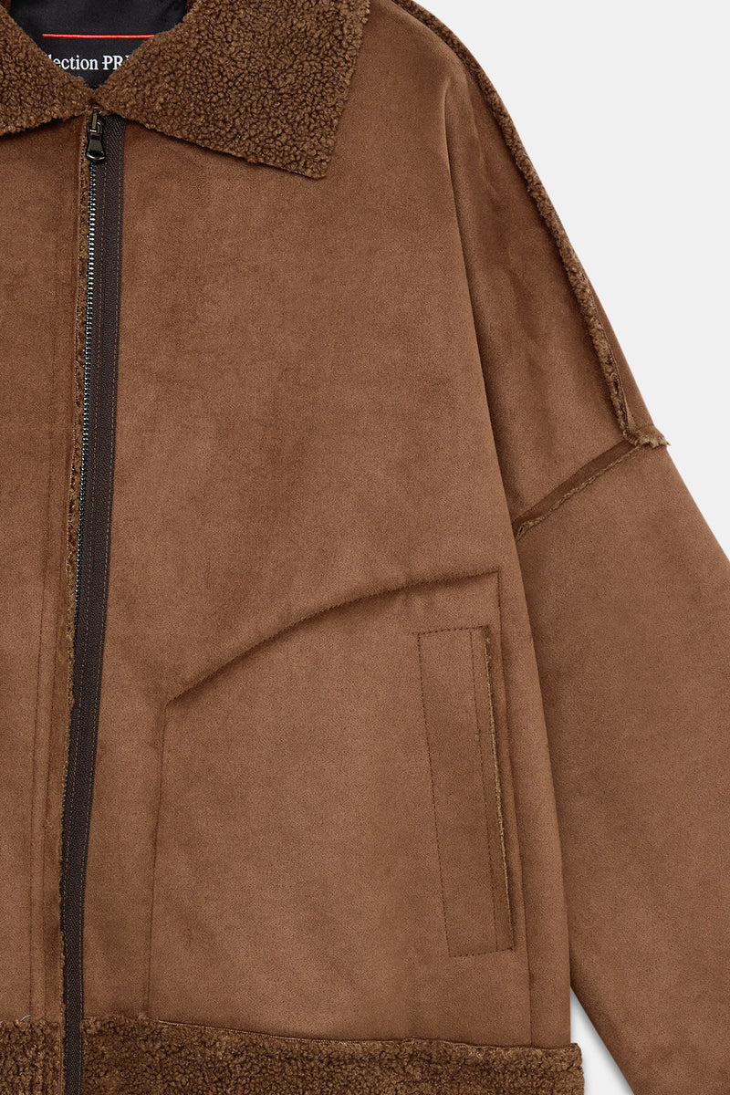 Eco-Shearaling Jacket