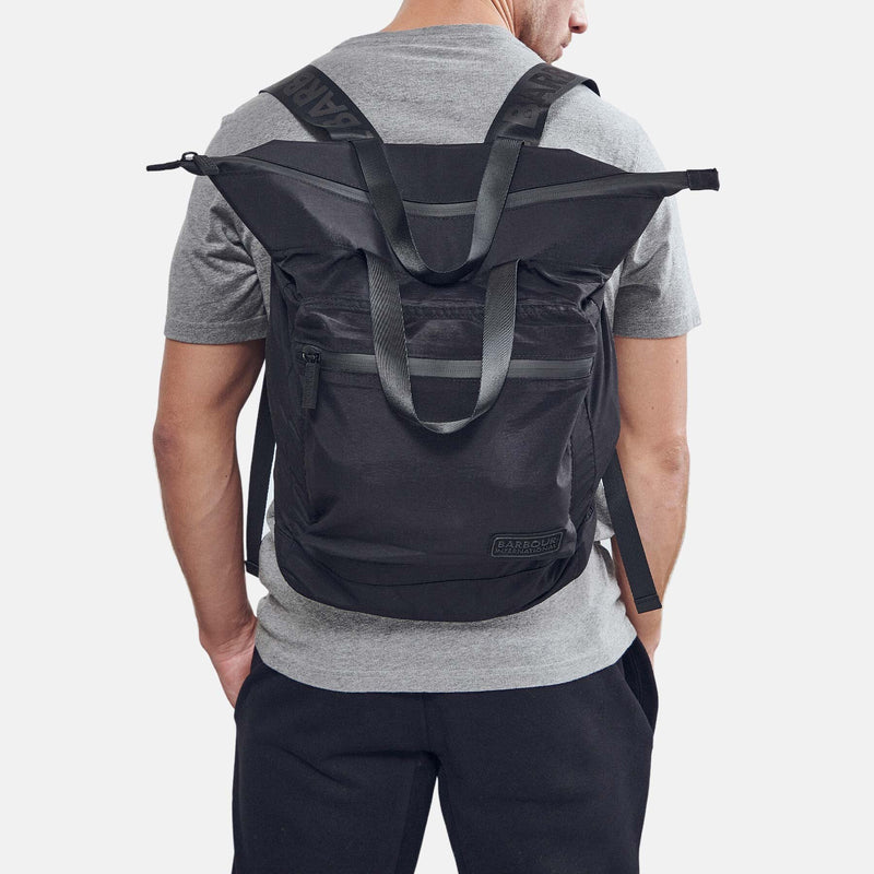 Backpack with side pockets