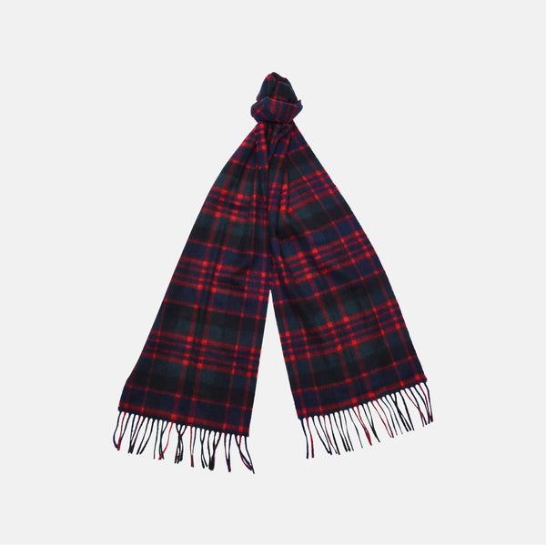 Sciarpa tartan in lana e cashmere